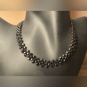 Black Beaded Necklace